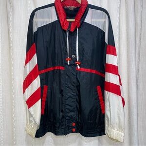 vintage retro windbreaker jacket